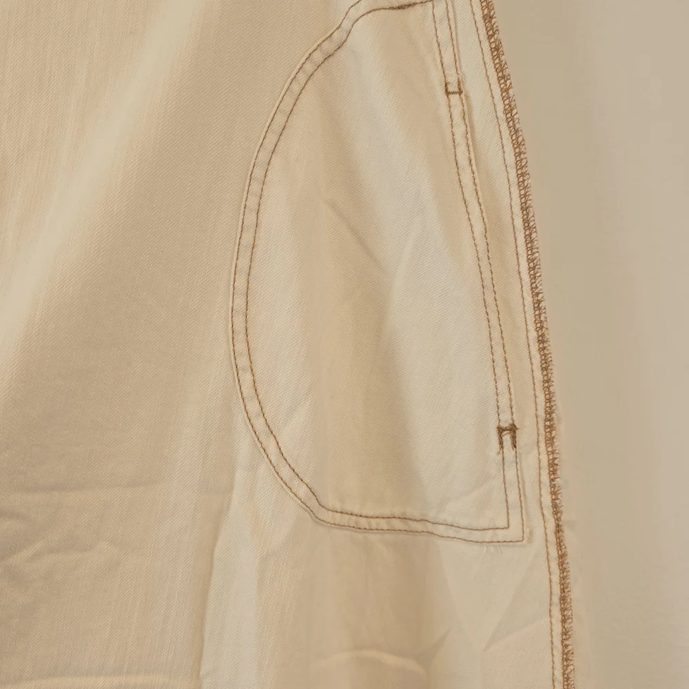 Anthropologie Cream A-Line Skirt Size 16 Nwot. - Picture 6 of 9